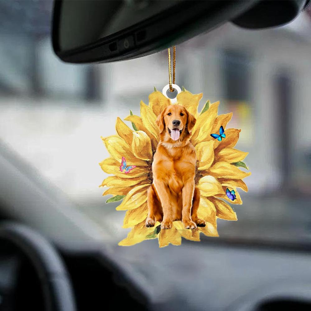 Golden Retriever-The Sunshine-Two Sided Ornament