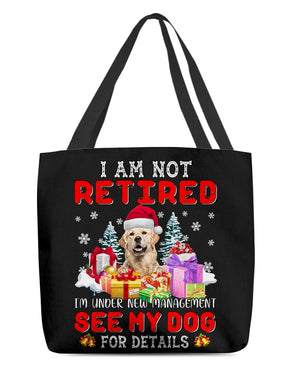 Golden Retriever 2-New Management Cloth Tote Bag