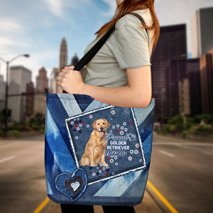 Golden Retriever 2 2 Pround Mom2-Cloth Tote Bag