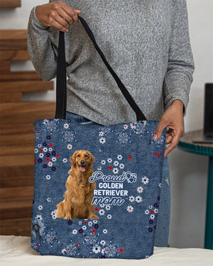 Golden Retriever 2 Pround Mom-Cloth Tote Bag