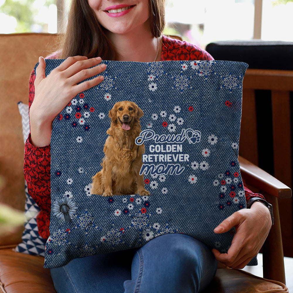 Golden Retriever 2 Pround Mom-Pillow Case