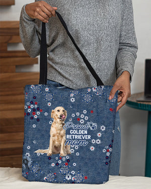 Golden Retriever (3) Pround Mom-Cloth Tote Bag