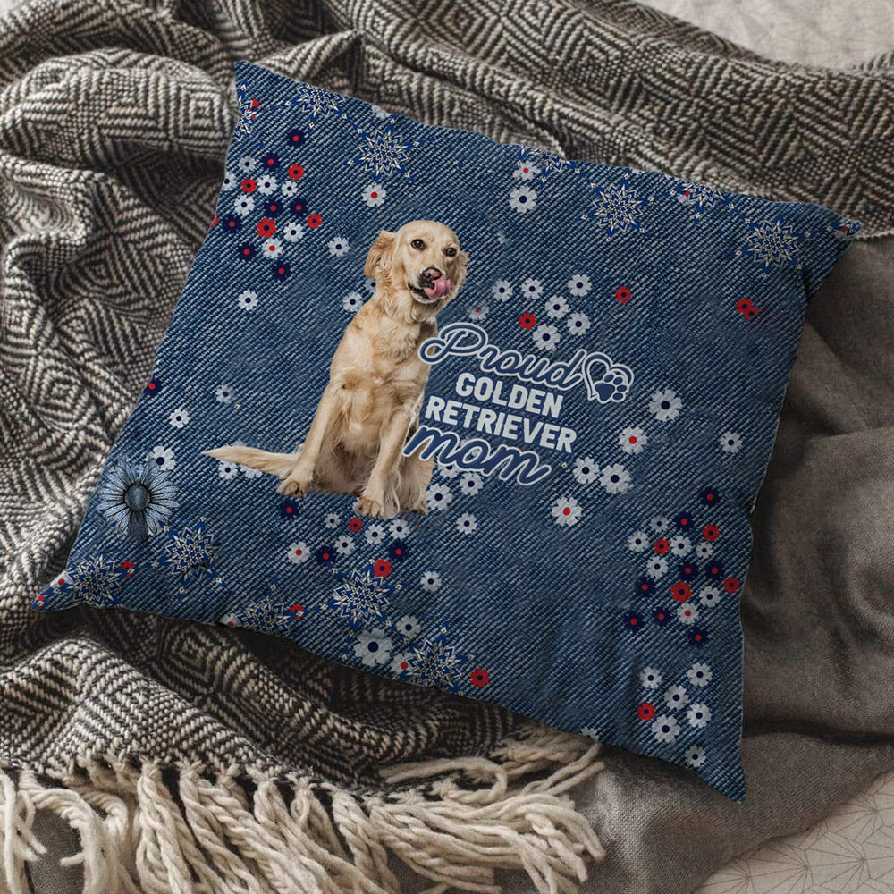 Golden Retriever (3) Pround Mom-Pillow Case
