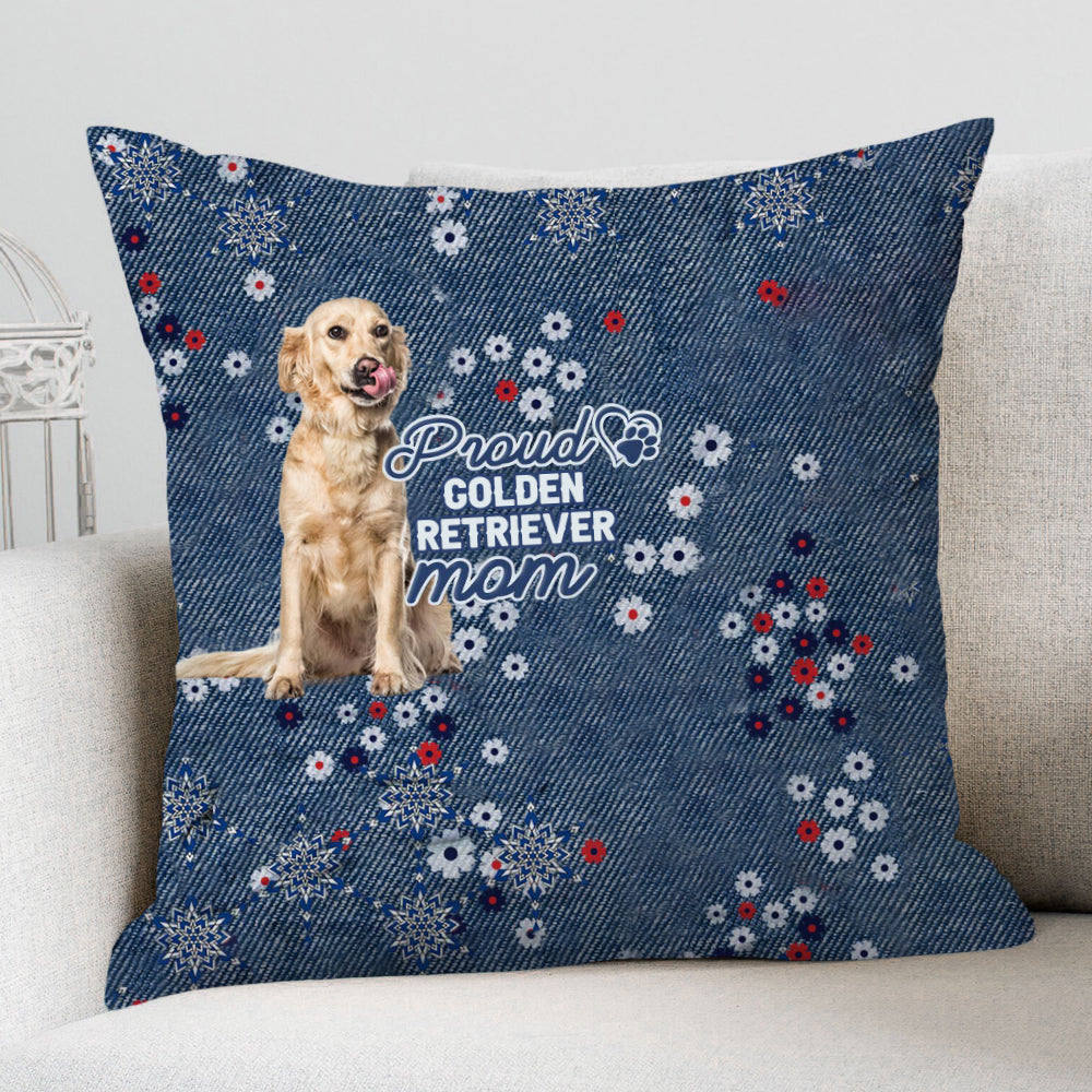 Golden Retriever (3) Pround Mom-Pillow Case