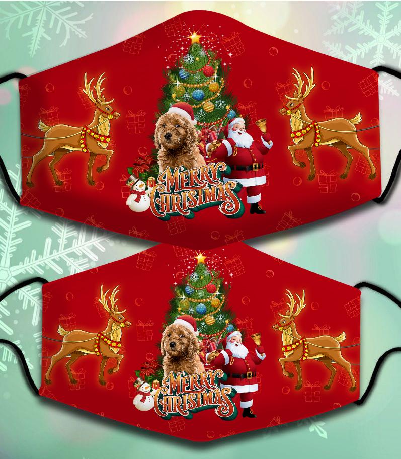 Goldendoodle-Santa Claus&Dog-Veil