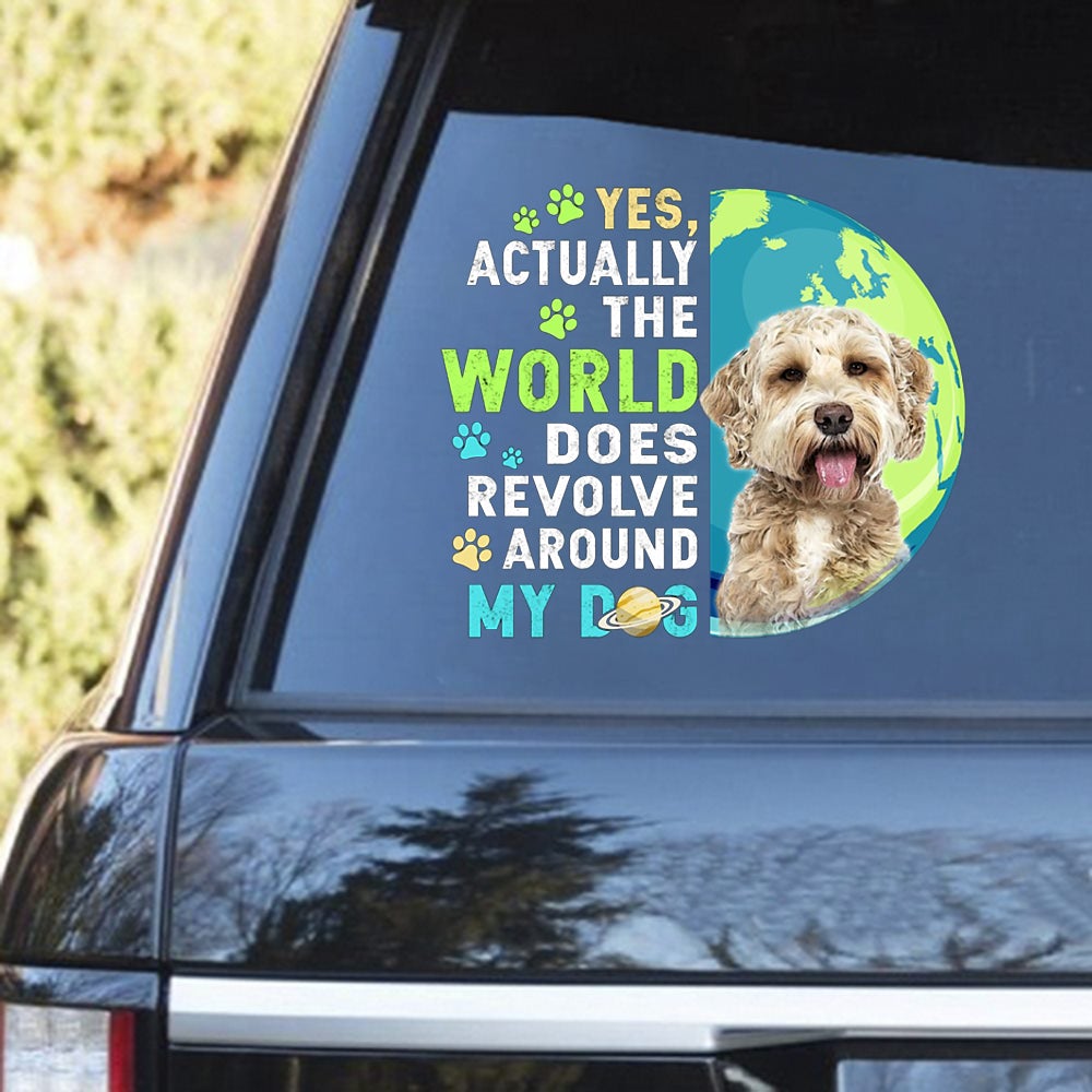 Goldendoodle 1 Revolve Around Decal