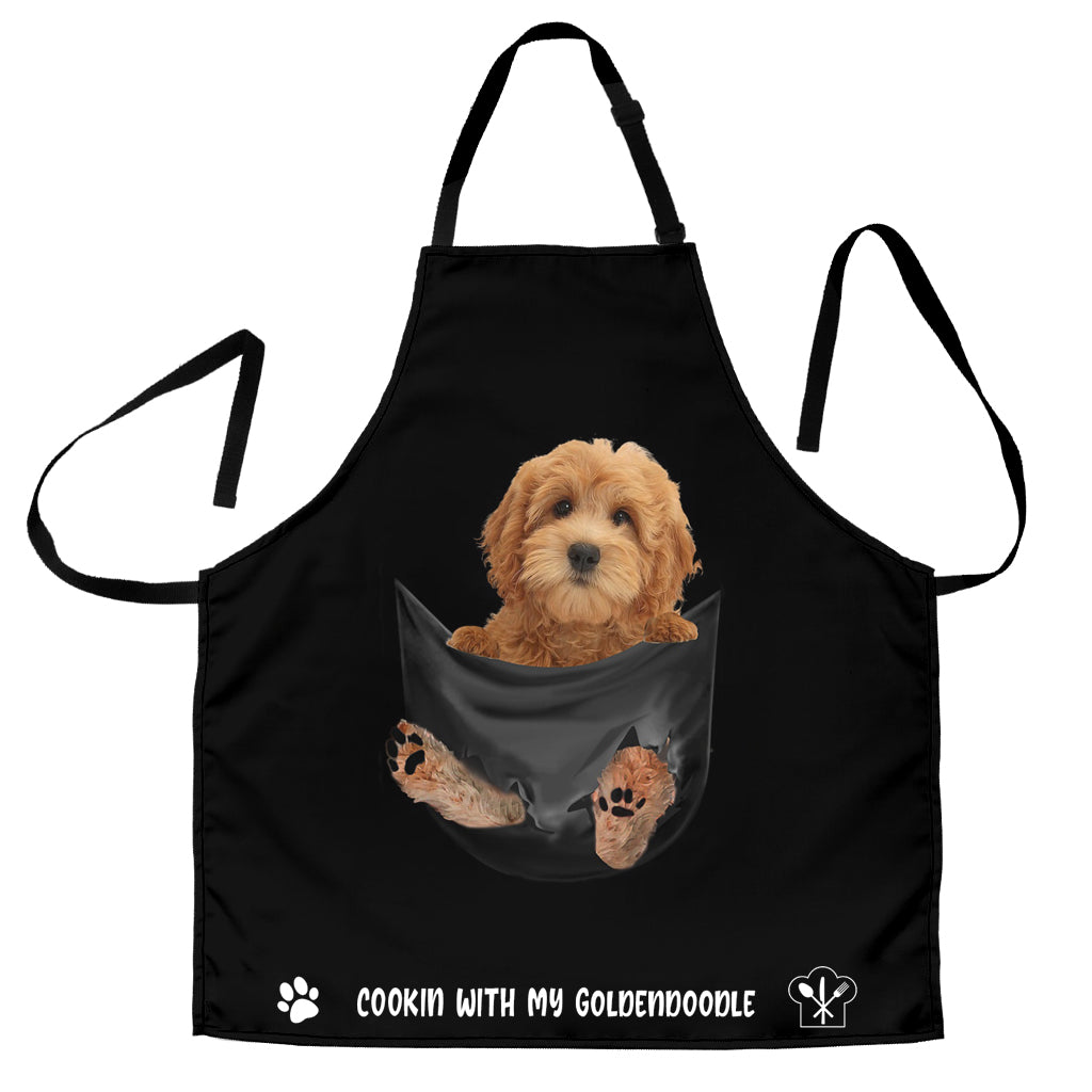 Goldendoodle Cookin' With Me Apron