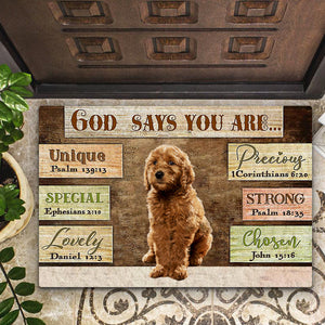 Goldendoodle God Says You Are Doormat