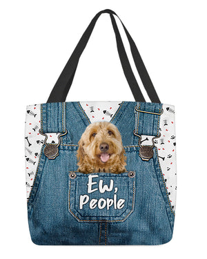 Goldendoodle-EW people-Cloth Tote Bag