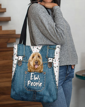 Goldendoodle-EW people-Cloth Tote Bag