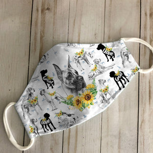 Great Dane Sunflower EZ07 3006 Face Mask