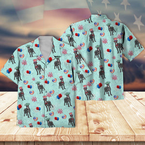 Great Dane Firework Independence Day Shirt