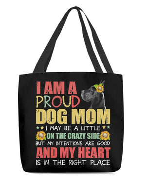 Great Dane-Right Place-Cloth Tote Bag