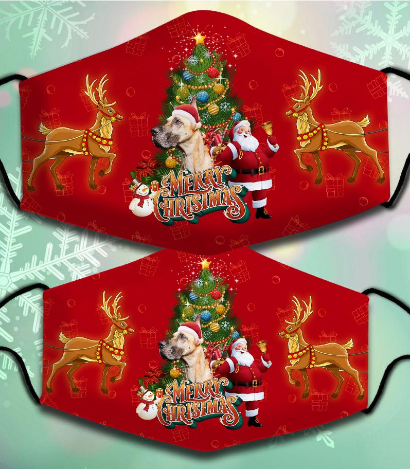 Great Dane-Santa Claus&Dog-Veil