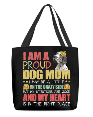 Great Dane 2-Right Place-Cloth Tote Bag