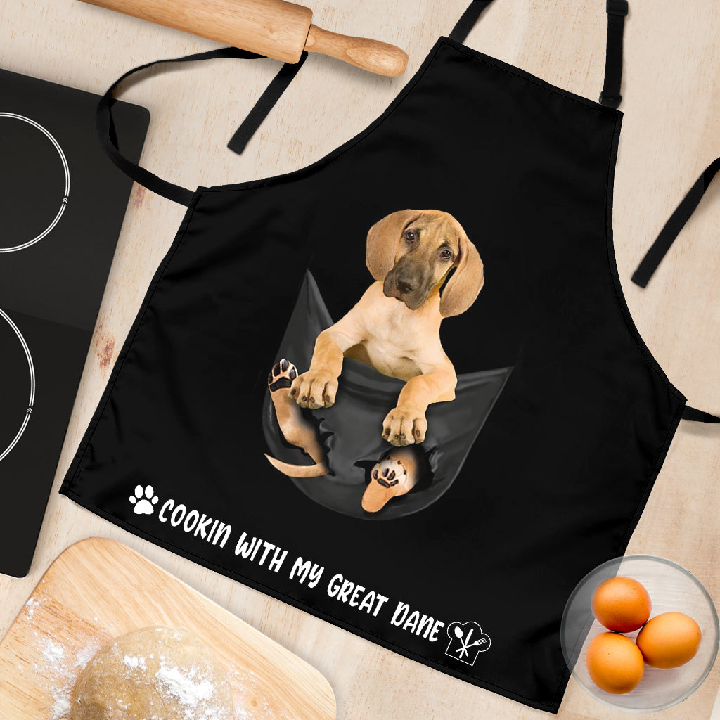 Great Dane 2 Cookin' With Me Apron