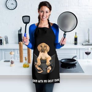 Great Dane 2 Cookin' With Me Apron