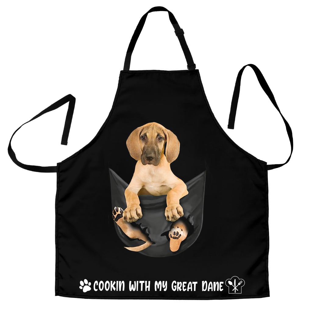 Great Dane 2 Cookin' With Me Apron