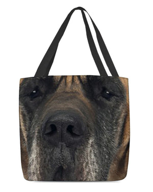 Great Dane Face-Cloth Tote Bag