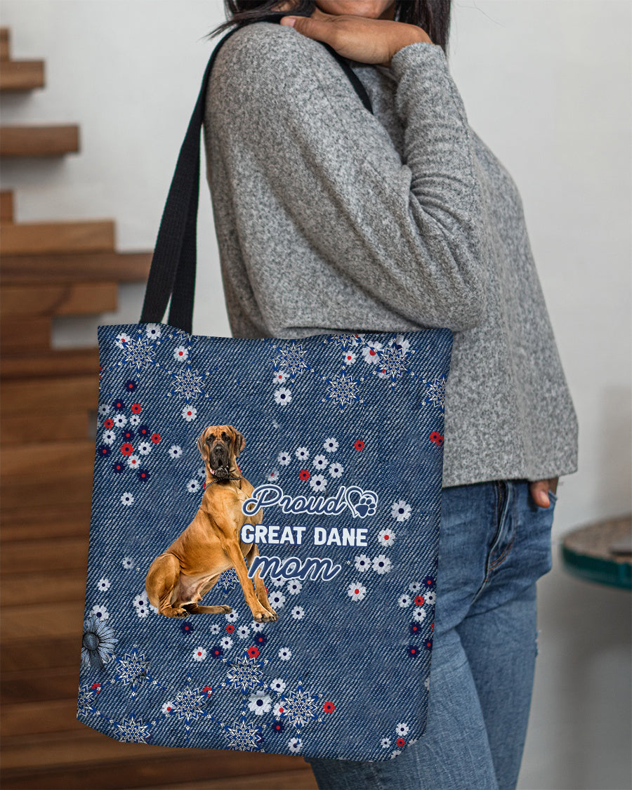 Great Dane Pround Mom-Cloth Tote Bag