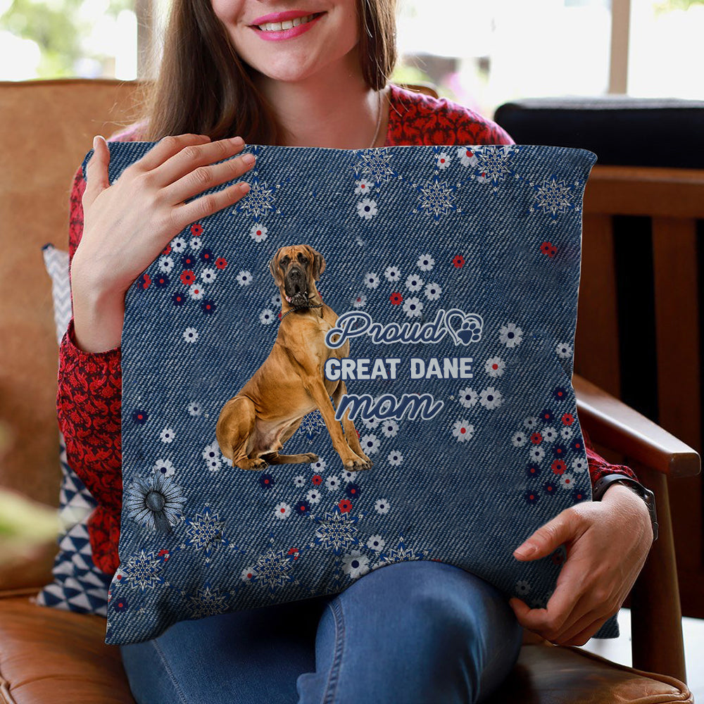 Great Dane Pround Mom-Pillow Case