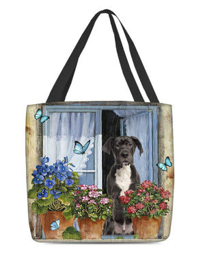 Great Dane Today I Choose Joy-Cloth Tote Bag