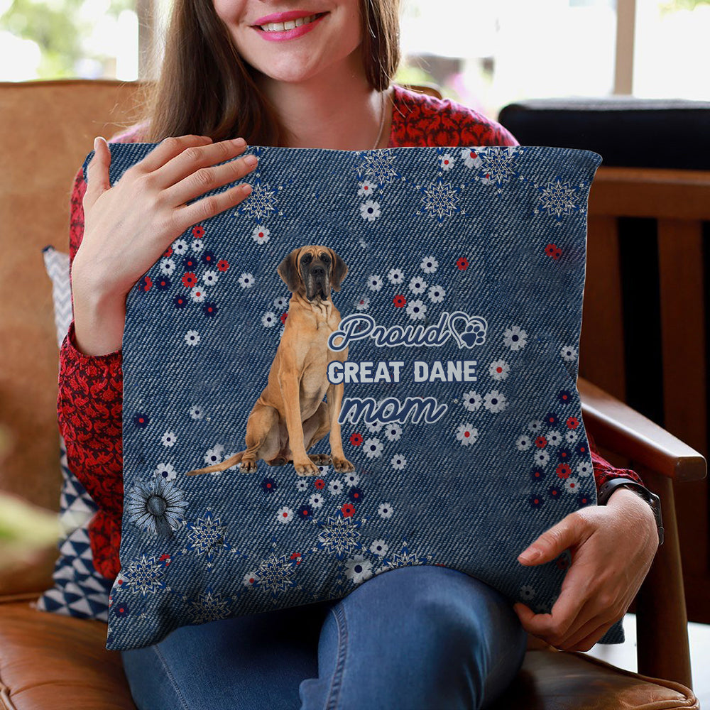 Great Dane (2) Pround Mom-Pillow Case