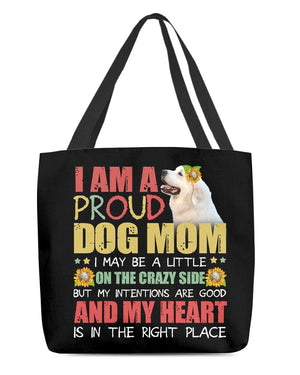 Great Pyrenees-Right Place-Cloth Tote Bag