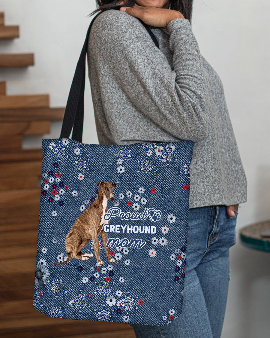 Greyhound Pround Mom-Cloth Tote Bag