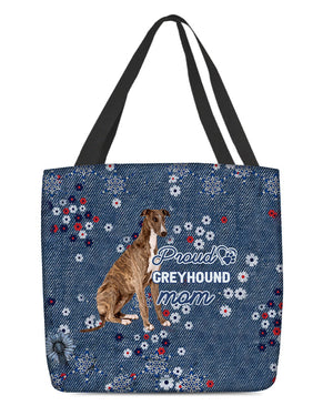 Greyhound Pround Mom-Cloth Tote Bag