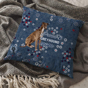 Greyhound Pround Mom-Pillow Case