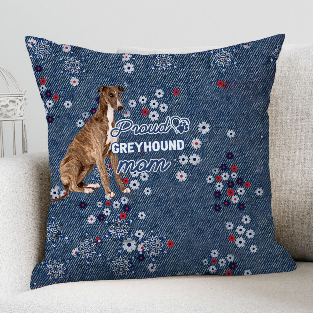 Greyhound Pround Mom-Pillow Case
