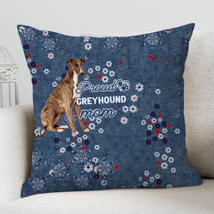 Greyhound Pround Mom-Pillow Case