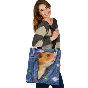 HAMSTER-The Rainbow-Cloth Tote Bag