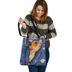 HAMSTER-The Rainbow-Cloth Tote Bag