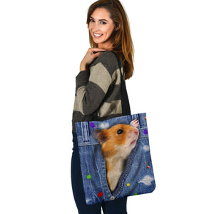 HAMSTER-The Rainbow-Cloth Tote Bag