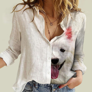 American Eskimo Half Angel - Women Shirt