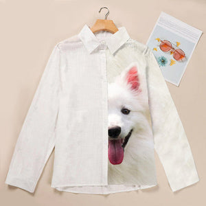 American Eskimo Half Angel - Women Shirt