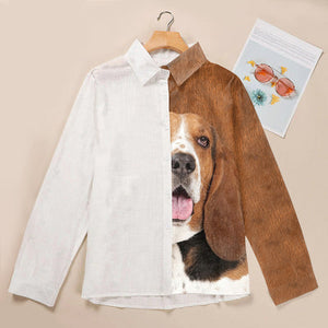 Basset Hound Half Angel - Women Shirt