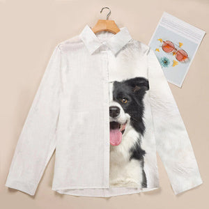 Border Collie Half Angel - Women Shirt