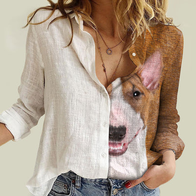 Bull Terrier Half Angel - Women Shirt