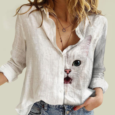 Burmilla Cat Half Angel   - Women Shirt