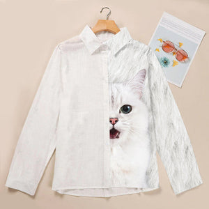 Burmilla Cat Half Angel   - Women Shirt