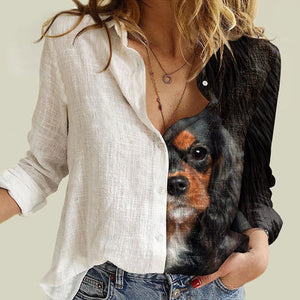 Cavalier King Charles Spaniel  Half Angel - Women Shirt