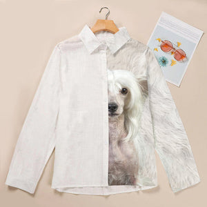 Chinese Crested Half Angel - Women Shirt