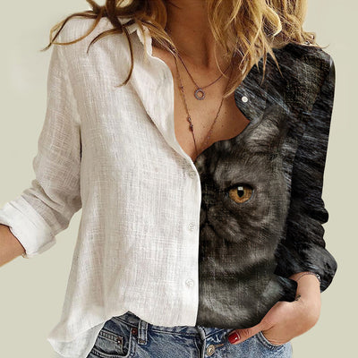 Exotic Cat Half Angel - Women Shirt