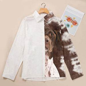 German Shorthaired Pointer Half Angel - Women Shirt