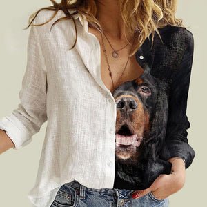 Gordon Setter Half Angel  - Women Shirt