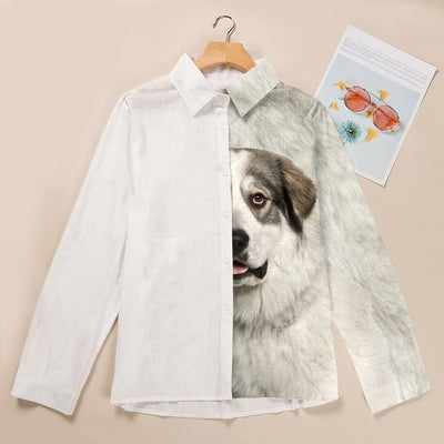 Great Pyrenees Half Angel - Women Shirt