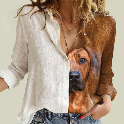 Rhodesian Ridgeback Half Angel   - Women Shirt